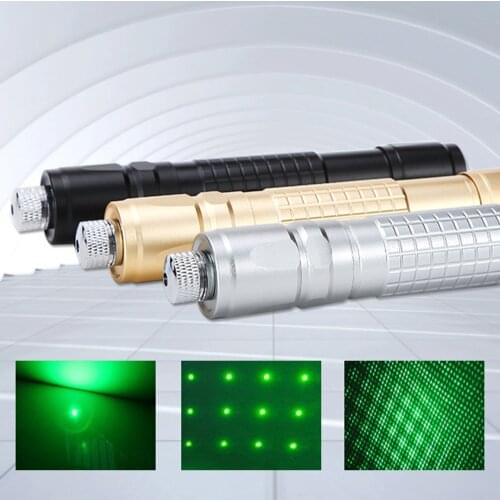 5mw high-power green indicator green laser sight 532nm adjustable focus laser 8000M super far radiation, with 18650 battery pack