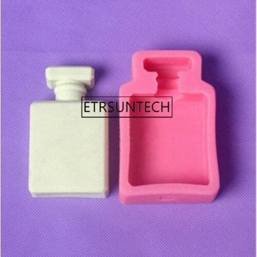 50pcs Cosmetics Perfume Bottle 3D Silicone Mold Chocolate Cake Fondant Mold Cake Decoration Tools