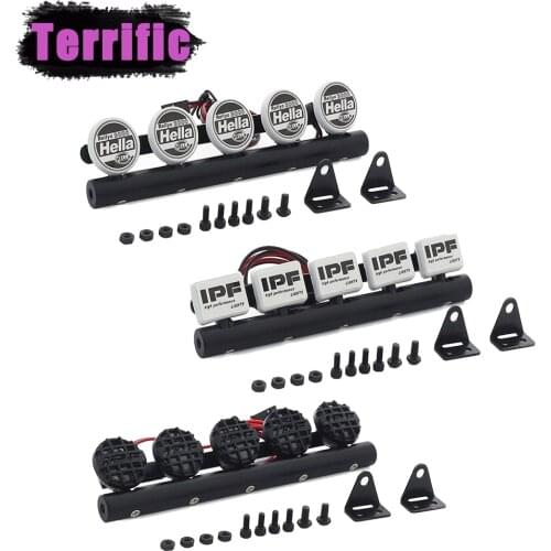 RC Car Integrated LED Roof Lamp Light Bar 99/123/148mm for 1/10 RC Crawler Car SCX10 90046 Traxxas TRX-4 Recat MST