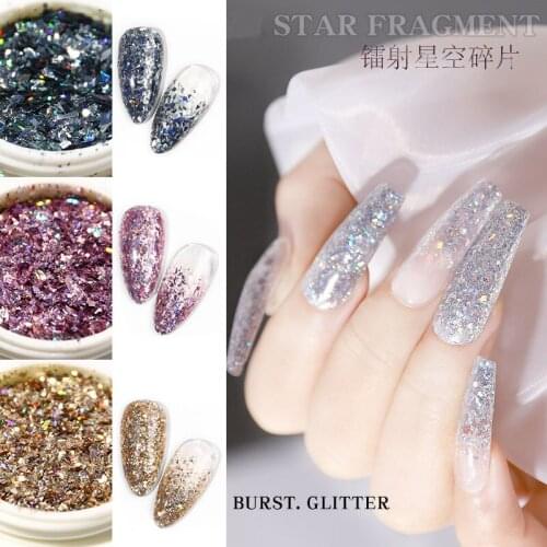 3D Nail Art Sequins Mermaid Glitter Nail Flakes Sequins for a Manicure Nails Art Decorations DIY Charm Glitter Flakes