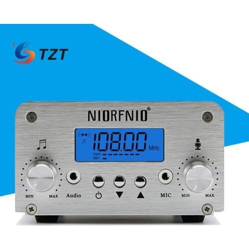 TZT NIO-T15B 15W FM Transmitter Kit Bluetooth PC Control U Disk HiFi Stereo (CA-200N Antenna Version)