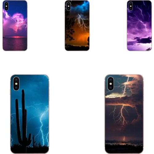 TPU Phone Coque Beautiful Spectacular Lightning For Huawei Honor Mate 20 p40 lite pro 10i 20i 8S lite Y9 Y7 Y5 Prime 2019 2018
