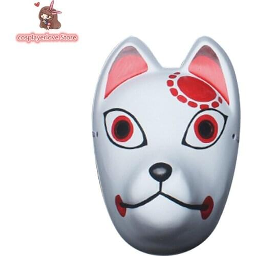 Demon Slayer: Kimetsu no Yaiba Kamado Tanjirou mask prop Cosplay Carnival Wooden made Prop Christmas New years Prop