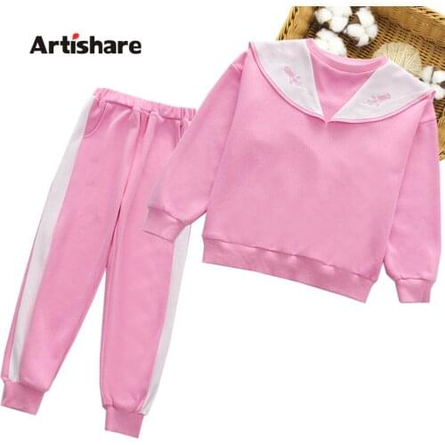 Kids Clothes Girls Sweatshirt + Pants Girls Sport Clothes Spring Autumn Teenage Clothes For Girls Casual Style Childrens Costum