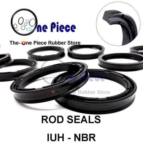 IUH 80x95x9 /85x100x9/ 95x110x9 each 20pcs Rod seal hydraulic cylinder parts industry NBR rubber special packing A505