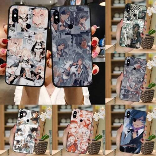 Genshin impact poster fashion design Phone Case For Xiaomi Redmi note 7 8 9 t k30 max3 9 s 10 pro lite