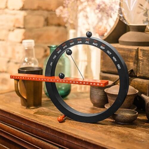Table Calendar Ornaments Nordic Style Fashion Time Perpetual Desk Calendar Home Decoration Birthday Gift Manual Wall Calendars