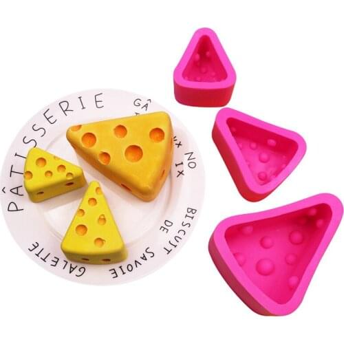 Small Medium Cheese Block Silicone Mold Cheese Decoration DIY Ice Cream Mold Cake Mould XGY-212