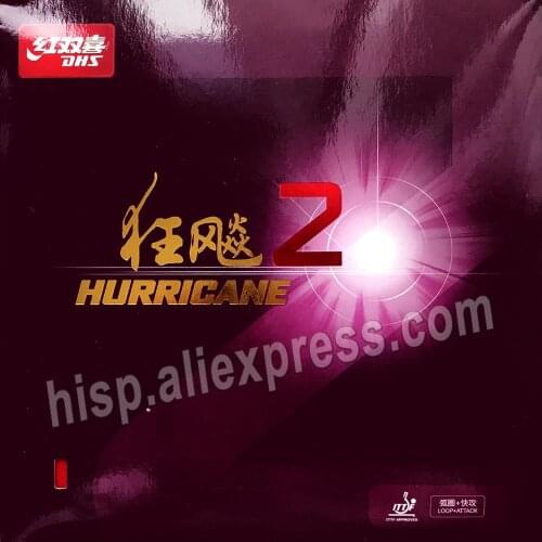 Original DHS hurricane 2 Table Tennis Rubber dhs table tennis racket racquet sports wang liqin and yan sen