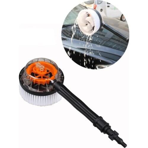 Rotary Round Brush Water Cleaning Washing Brush Rigid for Karcher K2 K3 K4 K5 K6 K7/Lavor High Pressure Washer Car Washing