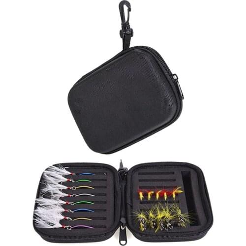 High Quality Fishing Lure Bag 16cm*11cm*5cm Spoon Fly Lure Jig Head Container Fishing Bag Large Capacity Lure Storage Bag Tackle