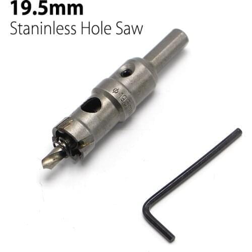 High Quality 19.5mm 0.77" Hard Alloy Metal Hole Saw Core Drill Bit Drill Bit for Metal Working Universal Type