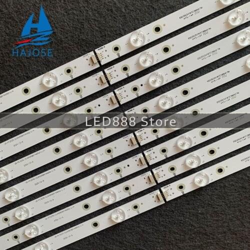 LED Backlight strip For 65PUS6121 65PUF6656 LD65P19U LB-PC3030-GJUHD658X14ADM2-L/R-H B GJD2P5658X14UHD PF3030-GJUHD658X14ADN2