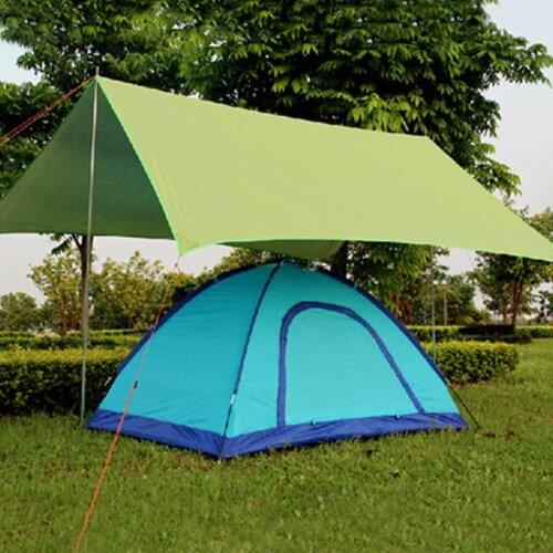 Tent Tarp Awning Sun Shade Rain Shelter Beach Camping Picnic Pad Moisture-proof Mat jlrr