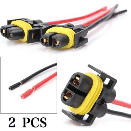 Heat resistant Heavy duty Wiring Harness Sockets High efficient For Headlight Lamp connector H11 H8 Accessories Hot sales