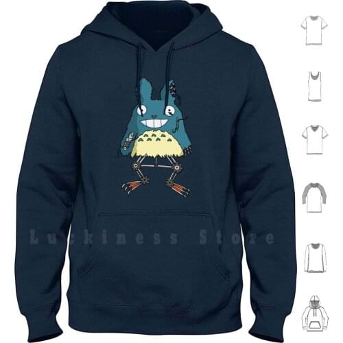 Totorobo hoodies long sleeve Totoro Robot Totorobo Miyazaki Ghibli Cartoon Anime Animation My Neighbor Totoro