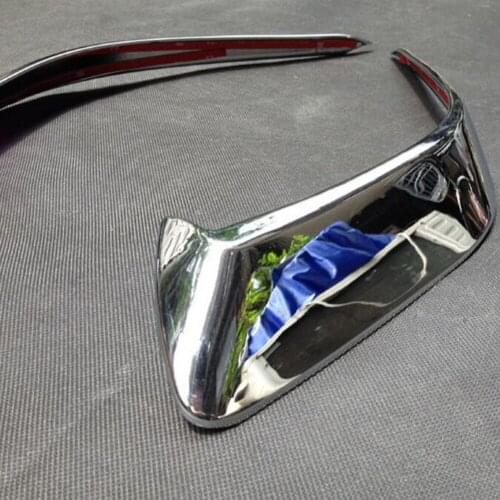 ABS Chrome Front Fog Light Lamp Eyebrow Eyelid Cover Trim Fit for Mazda 3 AXELA (BM) Sedan & Hatchback 2014-2016 2Pcs