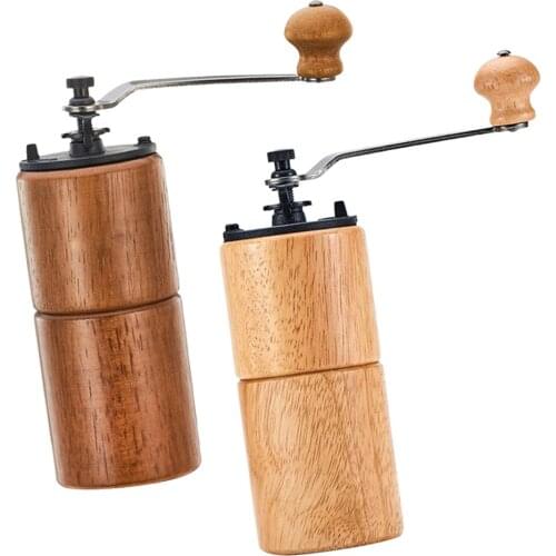 2x Manual Coffee Bean Grinder Conical Burr Mill For Precision Brewing