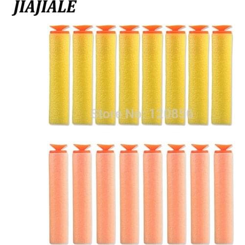 40 pcs foam bullets nerf generic air soft paintball sucker head arme Soft Bullet Blasters Refill Clip Darts For Blaster toy gun
