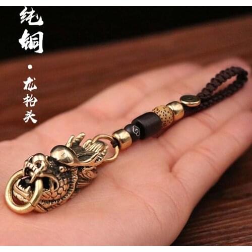 Southeast Asia Buddhist Car pocket exorcise evil spirit talisman Omnipotent bless safe GOOD LUCK Royal Dragon Pendant Amulet
