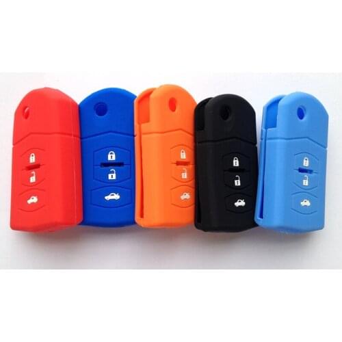 Remote Key Case Cover For Car Styling For Mazda 2 3 5 6 CX5 CX-5 M2 M3 M5 M6 CX7 CX9 RX8 MX5 2/3 Buttons Key Shell Accessories