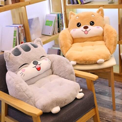 Baby Sofa Support Seat Cover Cartoon Animal Plush Cradle Cushion Gift Child Seat Wszystkie Sofy Learning To Sit Chair AA50SF