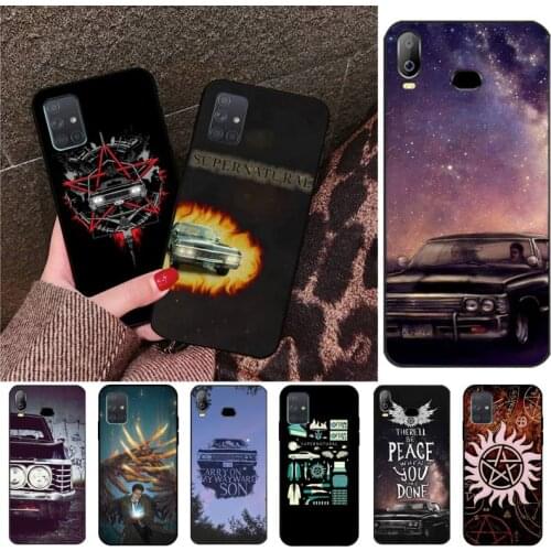 CUTEWANAN Supernatural Car Phone Case Cover For Samsung A10 A20 A30 A40 A50 A70 A80 A71 A91 A51 A6 A8 2018