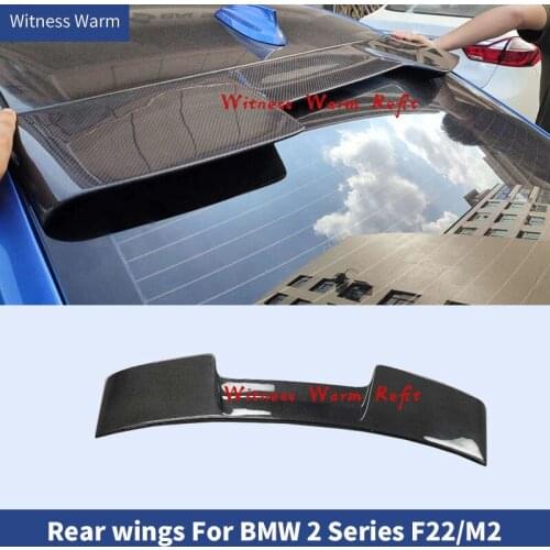 For BMW 2 Series F22/M2 F87 Carbon Fiber Car Rear Roof spoiler wing 235i 220i 228i M235i 2014-UP