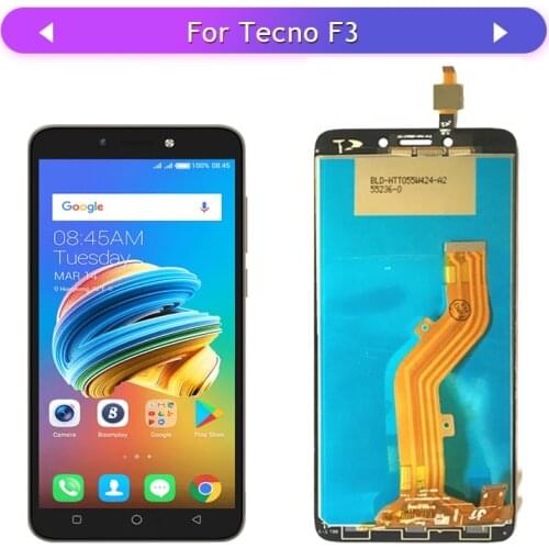 For Tecno F3 Full LCD Display Assembly Complete Touch Screen Digitizer Replacement