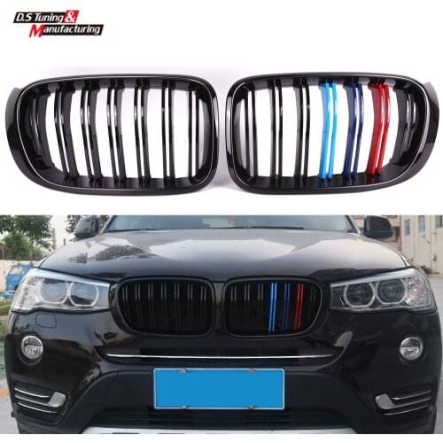 2-Slat ABS G30 Grill Matte Black Plastic Front Racing Grille for BMW 5 Series G31 G38