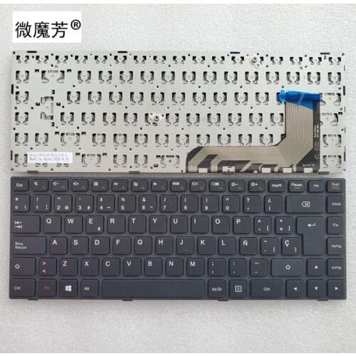 Laptop keyboard SP for Lenovo 100-14iby 9Z.NCMSN.01E 5N20H47053 PK131EQ1A15 NSK-BS0SN black notebook