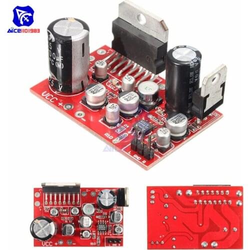 Diymore TDA7379 Audio Amplifier Module DC 9 -17.5V 39W*2 Stereo Audio Amplifier Board AD828 Preamp Board for Bluetooth Speaker
