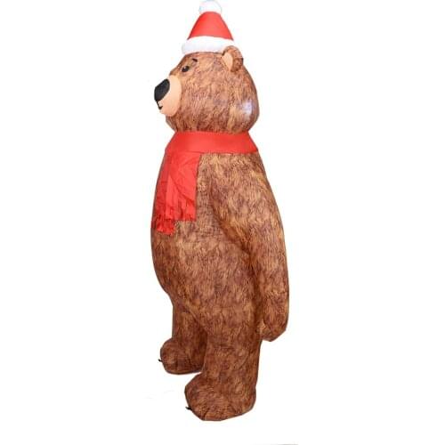 Inflatable Bear Doll Christmas Decorations For Home Outdoor Blow Up Durable Anime Cosplay Model For Indoor Decoration Brilliant