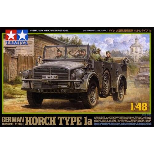 Original Tamiya Assembled Model 1/48 German Horch 1A Passenger Car 32586 Toy Collection