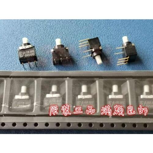 Original New 100% waterproof micro small button switch 0.4VA bend foot 3pin horizontal reset button