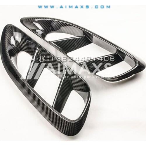 Fit for Porsche 718 carbon fiber side air outlet 16-18 Cayman Boxster refit external decoration