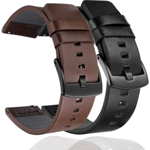 Replacement Watch Strap for Xiaomi Huami Amazfit GTR 47 42 mm watch band Quick fit leather bracelet wrist band watch accessories