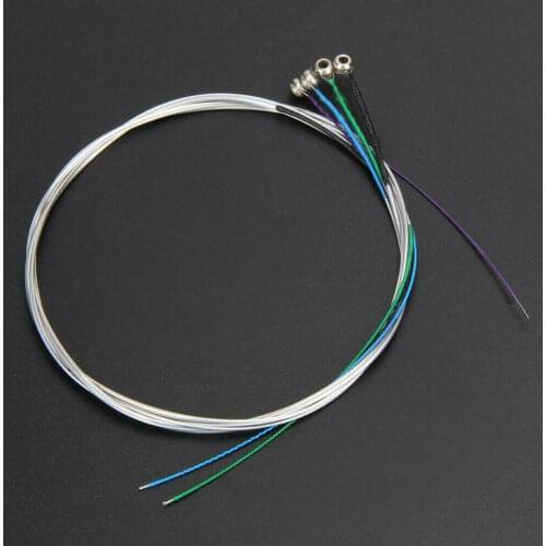 10 sets high quality german silver 1/8 or 1/4-1/2 or 3/4-4/4 violin strings