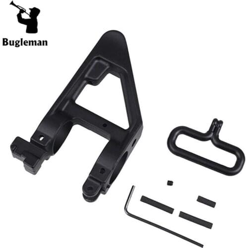 Bugleman Tactical AR15 M4/M16 Rifle Iron Sight Front Triangle Sight Tactical Hunting Optical Sight Accessories