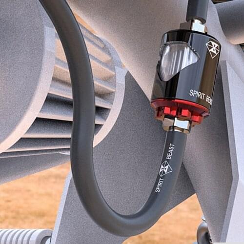 Motorcycle Bike Fuel Line Petrol Gas Gasoline Oil Delivery Tube Hose Pipe 5mm I/D 9mm O/D Motorcycle Accessories 1M Grey