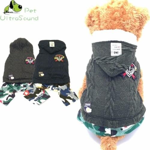 ULTRASOUND PET Winter Dog Clothes Super Warm Down Jacket For Small Dogs Sweater Dog Coat Thicker Cotton Hoodies For Chihuahua