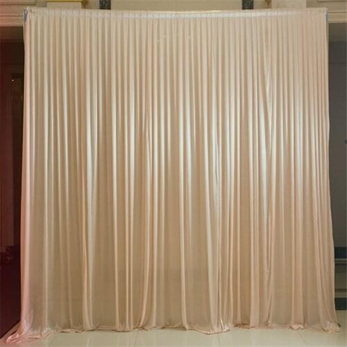 High Quality 3x3m Ice Silk Fabric Backdrops For Wedding Party Banquet Birthday Decoration