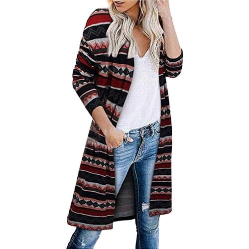 Women autumn new tiger leopard print and wave pattern fine wool-like fabric casual series jacket