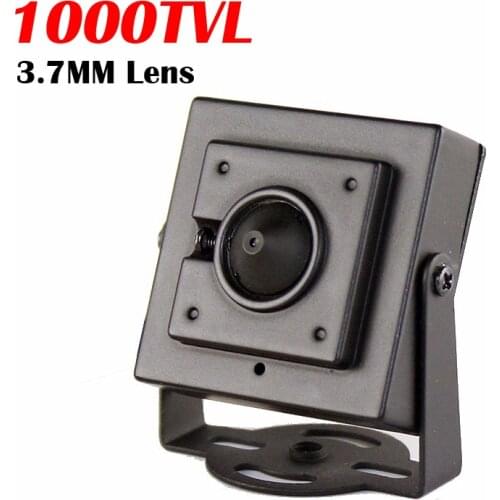1000TVL CMOS Wired Mini Box Micro CVBS CCTV Security Camera With Metal Body 3.7mm lens 700tvl indoor camera