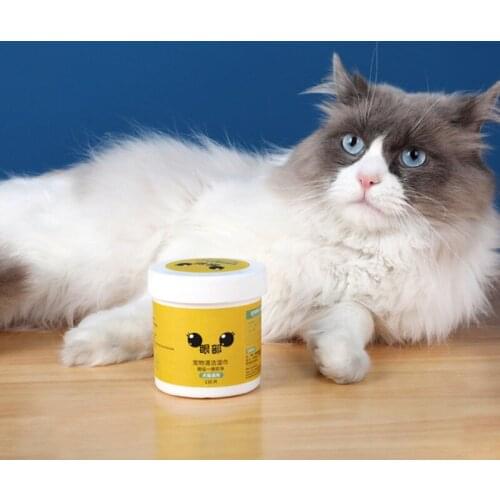 130 Pcs-Set Pet Grooming Tear Stain Cleaning Wipes Mild Plant Formula Delicate Clean Eye Dirt Wipes for Puppy Kitten Supplies