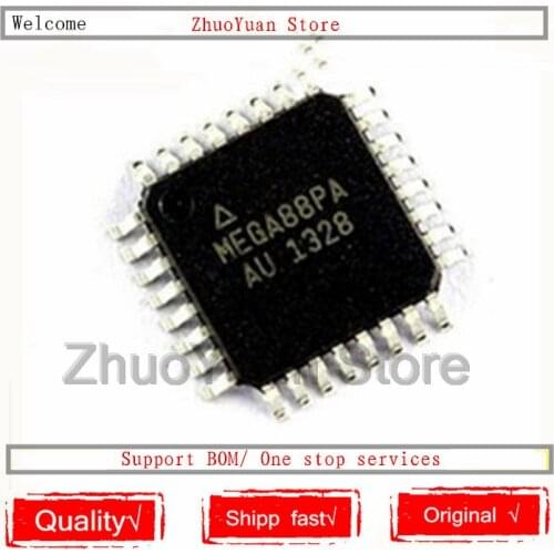 20PCS/lot ATMEGA88PA-AU ATMEGA88PA ATMEGA88 QFP32 IC chip New Original In stock