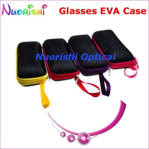 20pcs Nice New EVA Eyeglasses Glasses Sunglasses Eyewear Case Box 4 Colors For Options ML018 Free Shipping