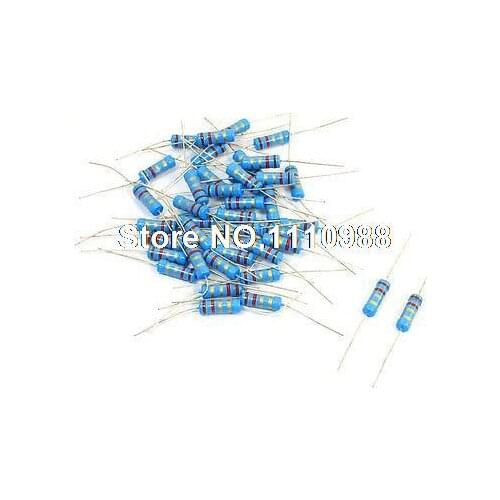 30 Pcs Axial Leads DIP Mount Carbon Film Resistor 2Watt 3.3 Ohm Blue