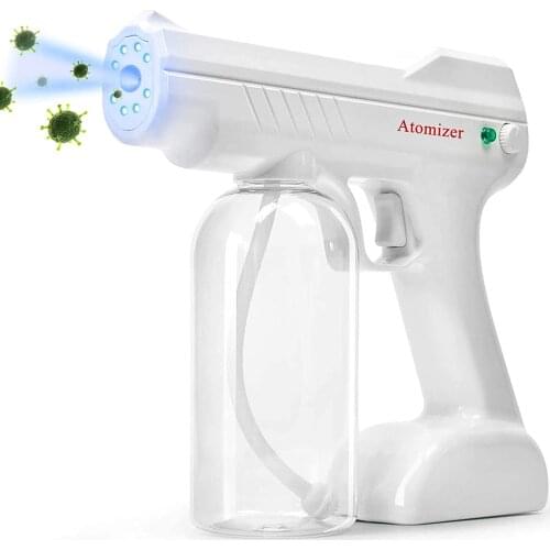 800 ML Wireless Electric Sanitizer Sprayer Disinfects Blue Light Nano Steam Spray Gun Sterilizing Nano Spray Gun For Home Office
