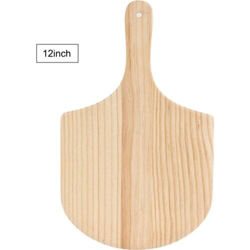 9/11/12 Inch Wooden Pizza Paddle Peel Cheese Serving Tray Plate Cutting Chopping Board Blocks Home Kitchen Tools